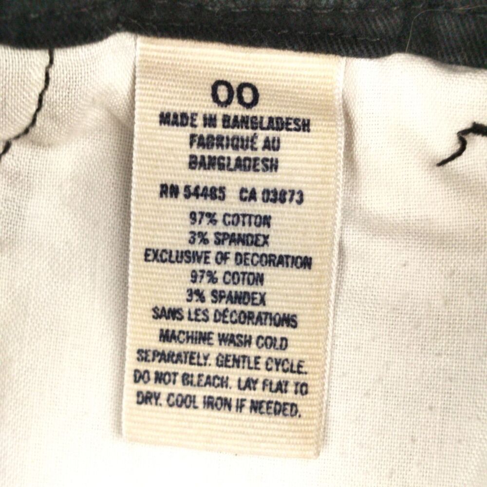American Eagle Outfitters Women's Black Stretch Cotton Blend Shorts Size 00 - Picture 4 of 11